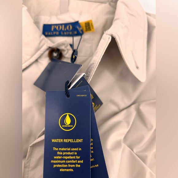 NWT Polo Ralph Lauren CAMEL Packable Water Repellent Walking Coat Jacket XL - Picture 13 of 16